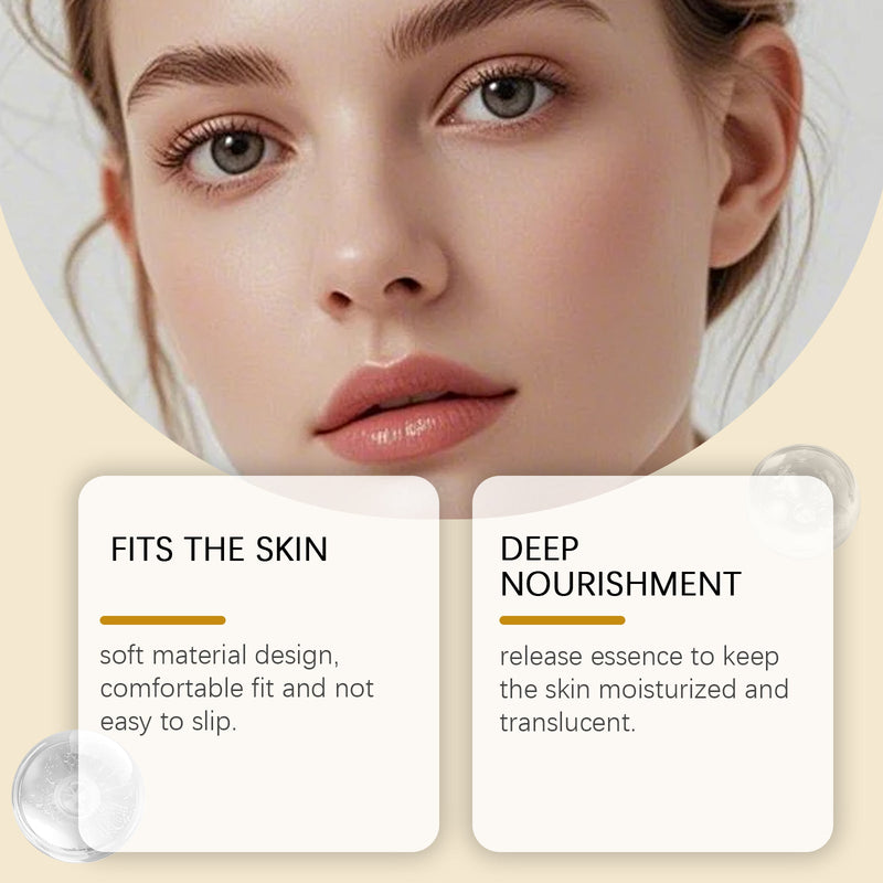 Hoygi Water Soluble Patch, Gently Moisturizing Skin Around Eyes Fade Fine Lines Elastic Moist Soft Firming Face Care Patch