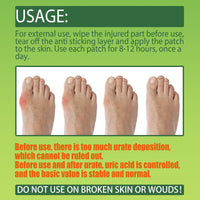 South Moon Gout Patch, Relieve Finger Toe Joint Cervical Vertebra Lumbar Pain Bunion Care Patch