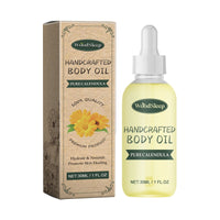 Pure Calendula Handcrafted Body Oil, Reduce Scar Skin Redness Moisturizing Smooth Firming Care