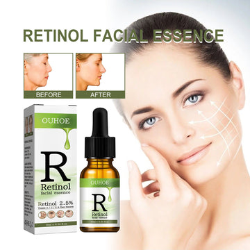 OUHOE Retinol Serum, Face Anti-Wrinkle Firming Brightening Soft And Smooth Skin Serum