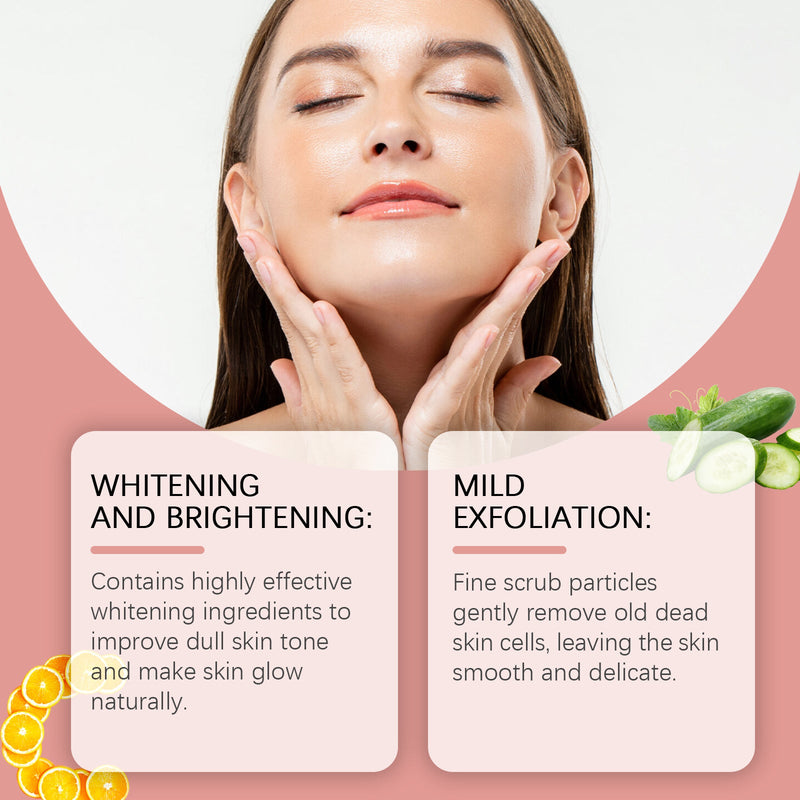 Facial Exfoliating Scrub Cleanses Skin With Refreshing, Non-Tight Oil Control Gentle Care Scrub