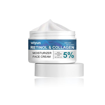 Retinol Collagen Moisturizer Face Cream, Deep Moisturizing Long Lasting Hydrating Firming Moisturizing Whitening Skin Care Cream