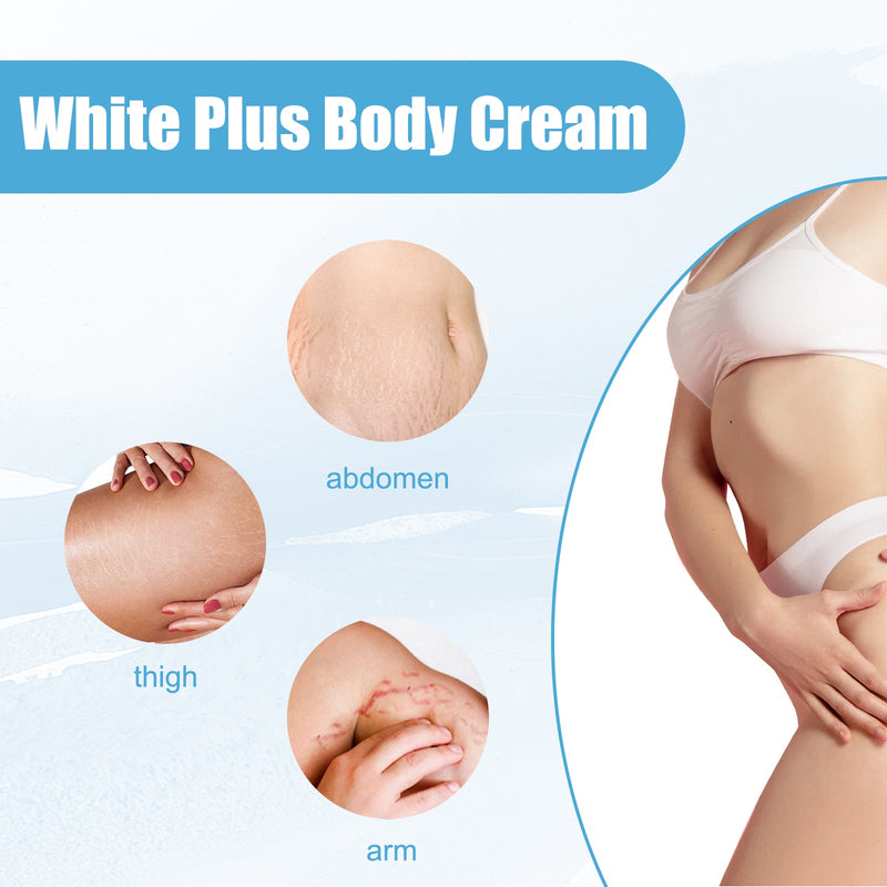 White Plus Body Cream, Collagen Firming And Moisturizing Skin Lines Moisturizing And Rejuvenating Maintenance Cream