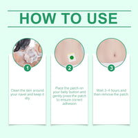 South Moon Herbal Body Navel Patch, Gentle Care Of Natural Light Body Beauty Lazy People Tight Navel Patch