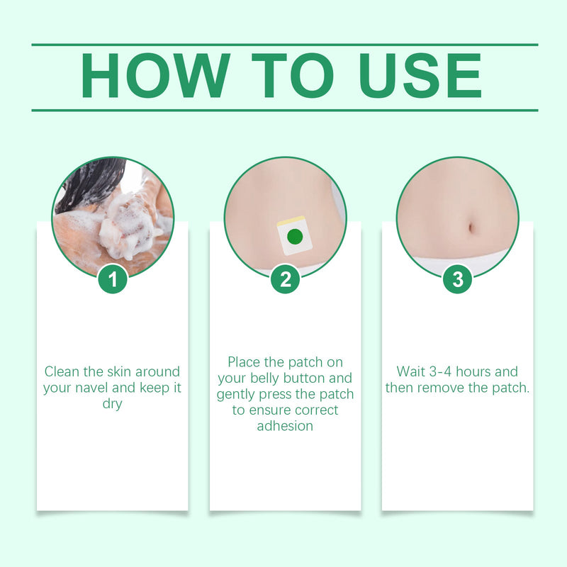South Moon Herbal Body Navel Patch, Gentle Care Of Natural Light Body Beauty Lazy People Tight Navel Patch