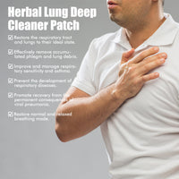 Herbal Lung Deep Cleaner Patch, Relieve Fatigue And Discomfort Relax Body Care Patch