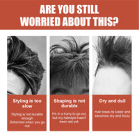 Styling And Care Hair Cream, Strong Hair Styling Moisturizing Shine Long-Lasting Styling Natural Volumizing Cream