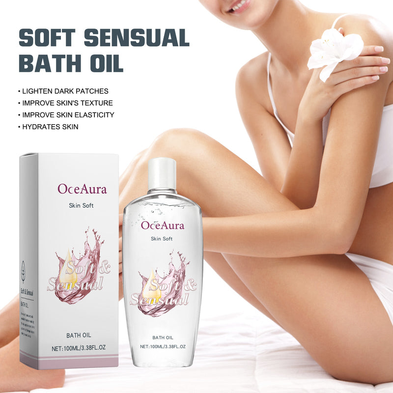 Soft Sensual Bath Oil, Moisturizing Skin Moisturizing Brightening Skin Deep Treatment Oil