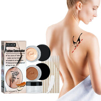 Tattoo Concealer, Waterproof Brightening Cover Tattoo Scars Birthmark Invisible Two-Tone Concealer