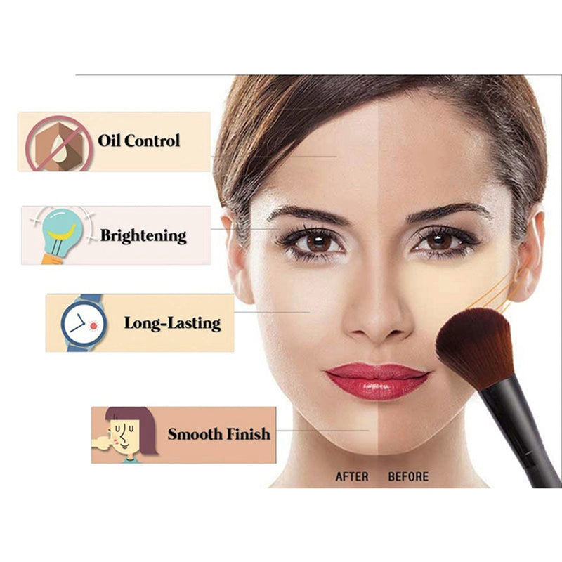 FANA Banana Loose Powder Oil Control Long Lasting Face Makeup Highlighter Mineral Smooth Translucent Setting Powder Beauty Cosmetics