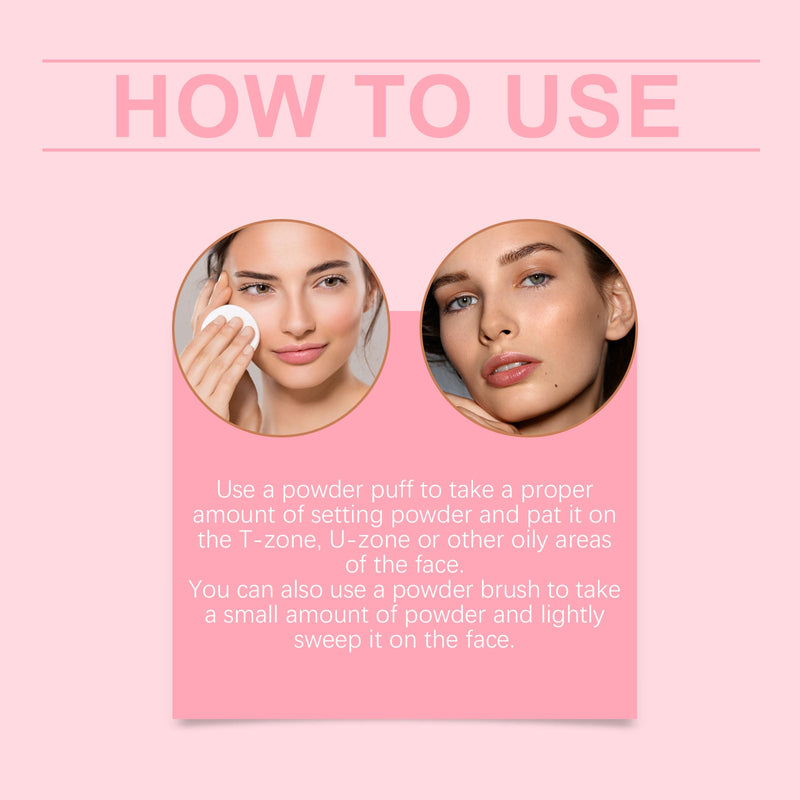 Eelhope The Setting Powder With Brush (Beige) Has A Natural, Light, Fine, Breathable And Snaky Look. It Is Suitable For Both Dry And Wet Use And Can Last For A Long Time Without Fading