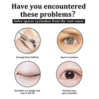 EELHOE Eyelash Boost Serum, Natural Long Black Thick Curling Eyelashes Waterproof And Non-Smudges Durable Mascara