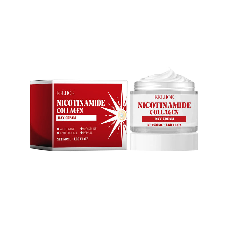 Nicotinamide Collagen Cream, Hydrating Whitening Skin Repair Melanin Day Cream Night Cream