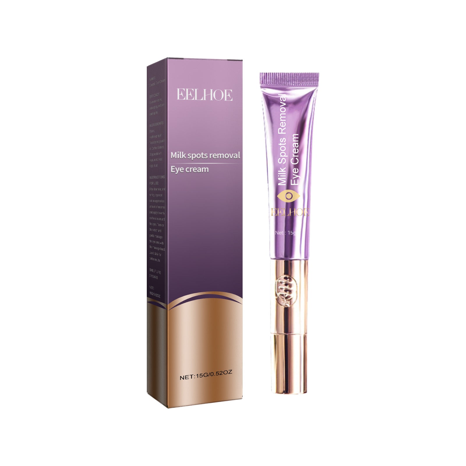 Eelhoe Electric Anti-Wrinkle Eye Cream Lifts, Strengthens, Moisturizes And Reduces Fine Lines, Bags And Dark Circles Under Eye Care