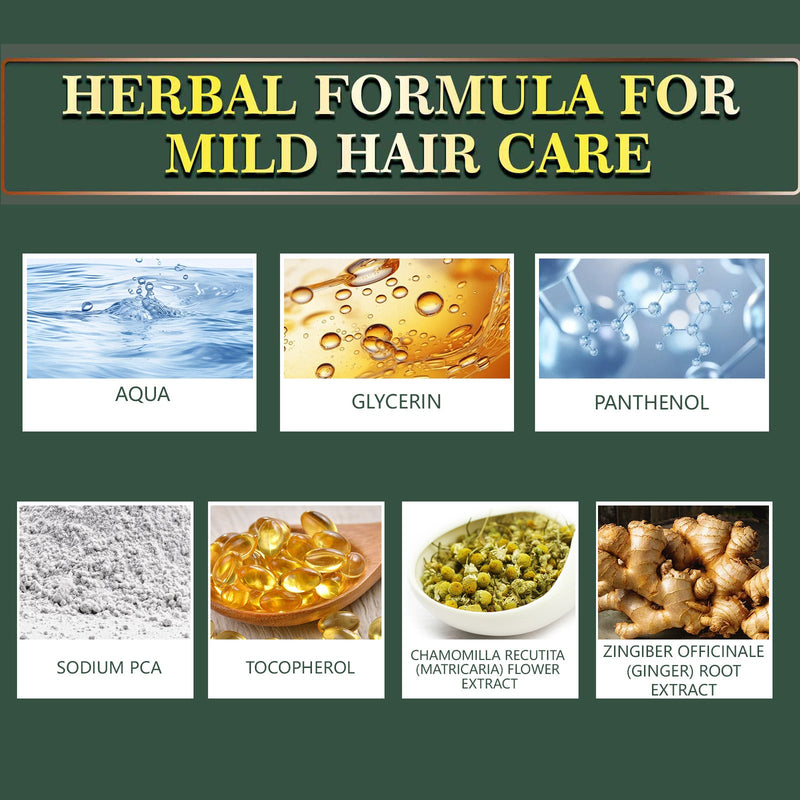 Jaysuing Ginger Hair Care Essential Oil Refreshing And Nourishing Scalp Follicles And Strengthening Hair Nutrition Solution