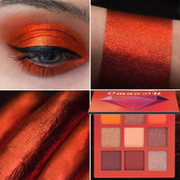 CMAADU Brand 9color Diamond Bright Eye Shadow Palette Matte Shimmer Glitter Eye Shadow Powder Cosmetic Party Makeup Kit