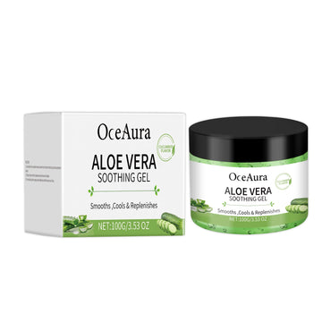 OceAura Aloe Vera Cucumber Gel, Moisturizing And Cooling Body Care Moisturizing And Refreshing Skin Aloe Vera Gel