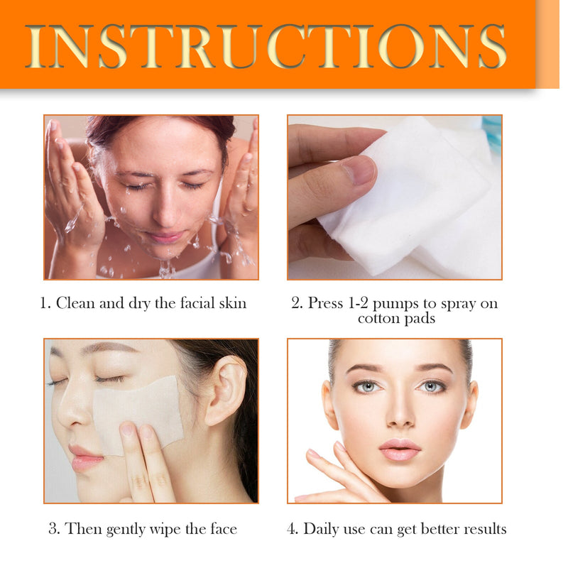 Retinol Pigment Correcting Spray, Lightening Spots Moisturizing Whitening Skin Care Spray