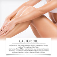 West&Month Multi-Effect All-In-One Castor Oil, Multi-Effect Care Moisturizing Skin, Eyelash And Eyebrow Maintenance Essential Oil