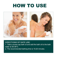 Bath Oil Gently Cleanses The Body, Exfoliates And Moisturizes Tender, Smooth And Firming Skin
