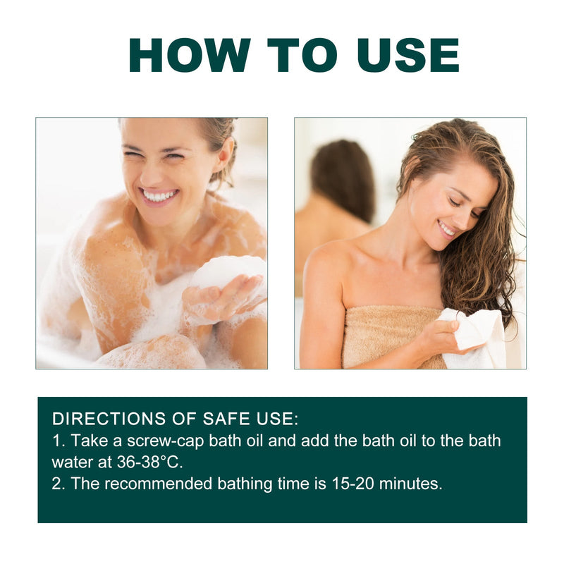 Bath Oil Gently Cleanses The Body, Exfoliates And Moisturizes Tender, Smooth And Firming Skin