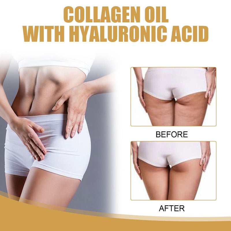 OUHOE Firming Collagen Oil, Shows The Curves Of The Body, Firming Shaping And Slimming Body Essential Oil