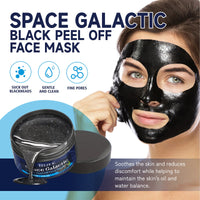 Space Galactic Black Peel Off Face Mask, Clean Blackheads Firming Pores Smooth The Skin Tear The Mask