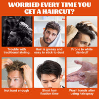 Men's Hair Wax Comb Retro Oily Head Big Back Hair Shape Moisturizing And Long-Lasting Comb One Comb To Set The Shape