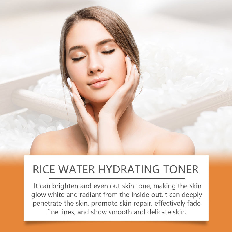 EELHOE Rice Hydrating Toner Hydrating Hydrating Skin Care Hydrating Refreshing Face Essence Toner