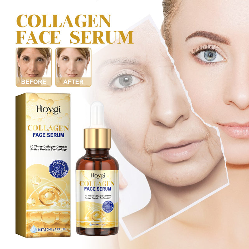 Collagen Face Serum, Moisturizing, Moisturizing And Firming Facial Skin, Cleaning, Anti-Wrinkle, Anti-Aging Eyes