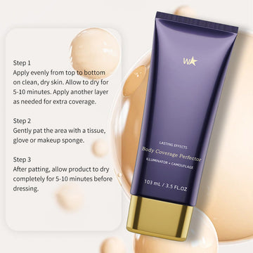Body tattoo concealer care cream waterproof and sweat resistant cover tattoo birthmark scar full coverage concealer
