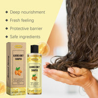 WoodSleep Almond Honey Shampoo Nourishes And Pampers Hair With Softness And Shine
