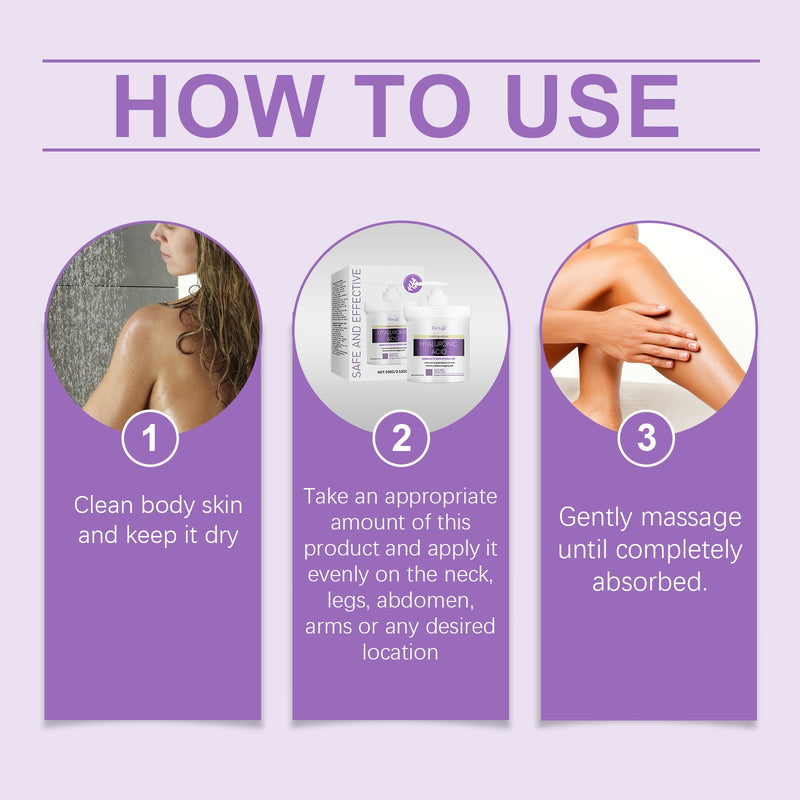 Hoygi Hyaluronic Acid Body Care Cream Nourishes Skin, Enhances Skin Elasticity And Moisturizes Skin