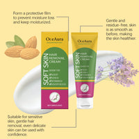 OceAura Gentle And Soothing Hair Removal Cream, Gently Cleanses Various Skin Types And Is Suitable For Refreshing, Smooth And Fine Hair Removal Cream
