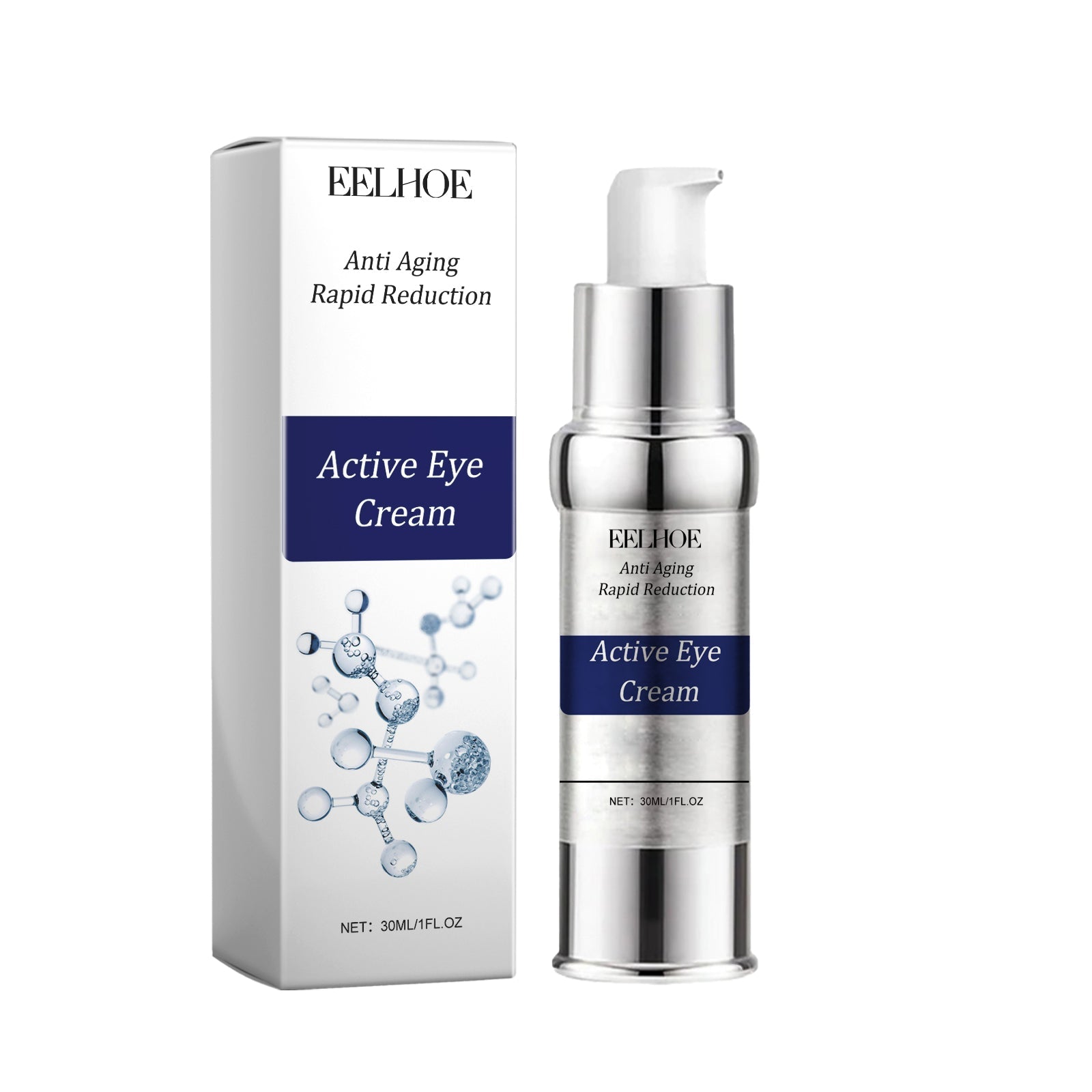 Active Eye Cream, Repair Eye Bags And Dark Circles Elastic Firming Skin Around The Eyes Anti-Wrinkle Eye Cream