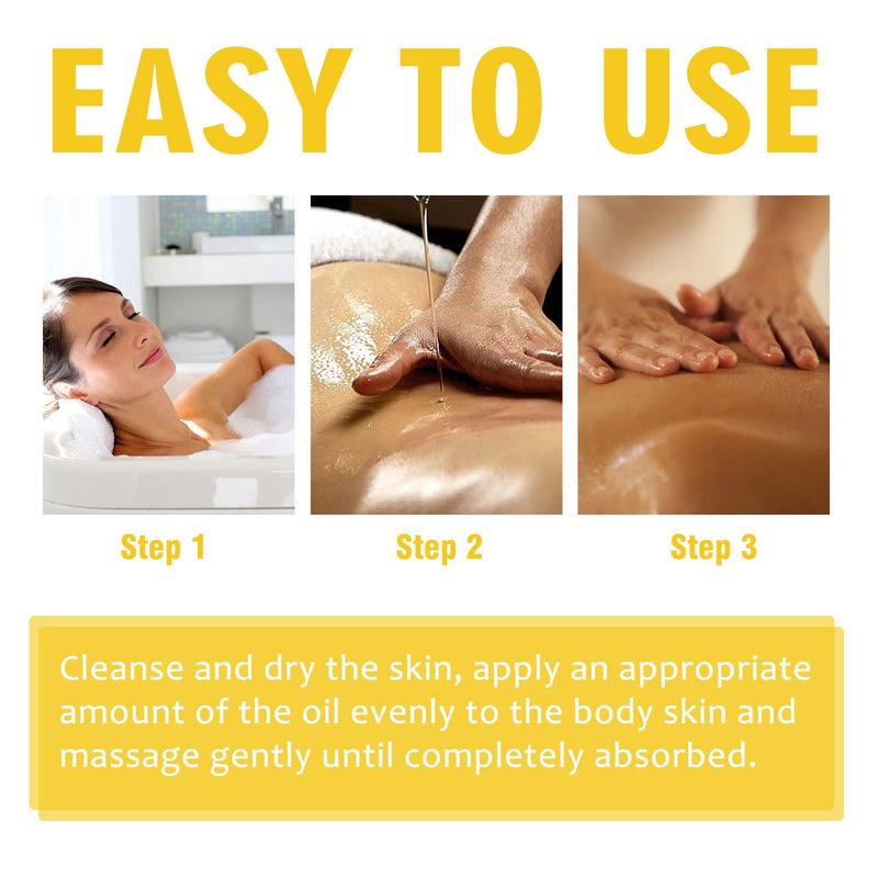Handcrafted Body Oil, Relieve Dry Skin Moisturizing Smooth Skin Carry Bright Color Of Skin Body Massage Oil