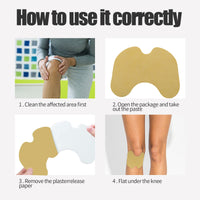 South Moon Ginger Knee Patch, Warm Patch Hot Compress Ginger Patch Neck Shoulder Waist Leg Joint Knee Pain Patch