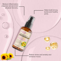 WoodSleep Sunflower Magnesium Oil Spray supplements with magnesium to soothe the body, nourish sleep and boost vitality