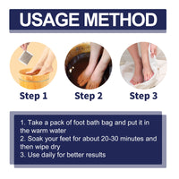 Soothing Cleansing Foot Pain Relief Soak, Relieve Foot Swelling And Pain Gray Nail Moisturizing Care Clean Foot Bath Kit