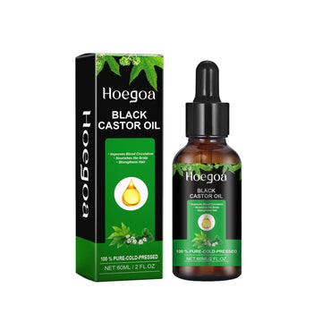 Black Castor Oil,Nourish Hair Prevent Moisture Scalp Solid Hair Strong Hair Black Castor Oil
