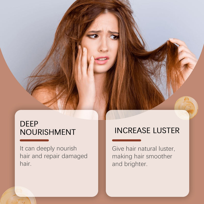 Batana Oil Hair Care Cream Nourishes And Restores Hair Ends, Improves Dry And Frizzy Hair And Brightens Hair Care Cream