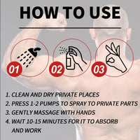Men's Treatment Spray, Men's Body Care To Enhance Endurance Moisturizing Treatment Topical Spray