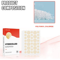 EELHOE Hydrocolloid Acne Patch Face Invisible Makeup Closed Mouth Acne Clear Acne Waterproof Breathable Facial Treatment