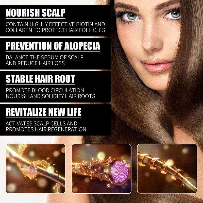 OUHOE Collagen B7 Vitamin Hair Care Essential Oil Nourishes Hair Gently And Softens Hair