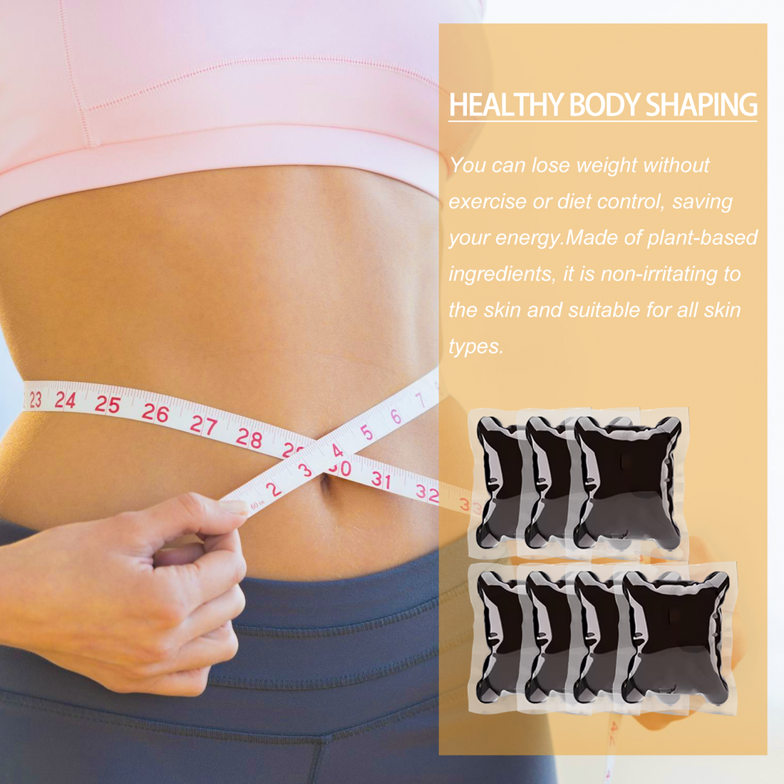Ximonth Body Slimming Firming Patch - Sculpting & Toning Waist & Body Care Tape