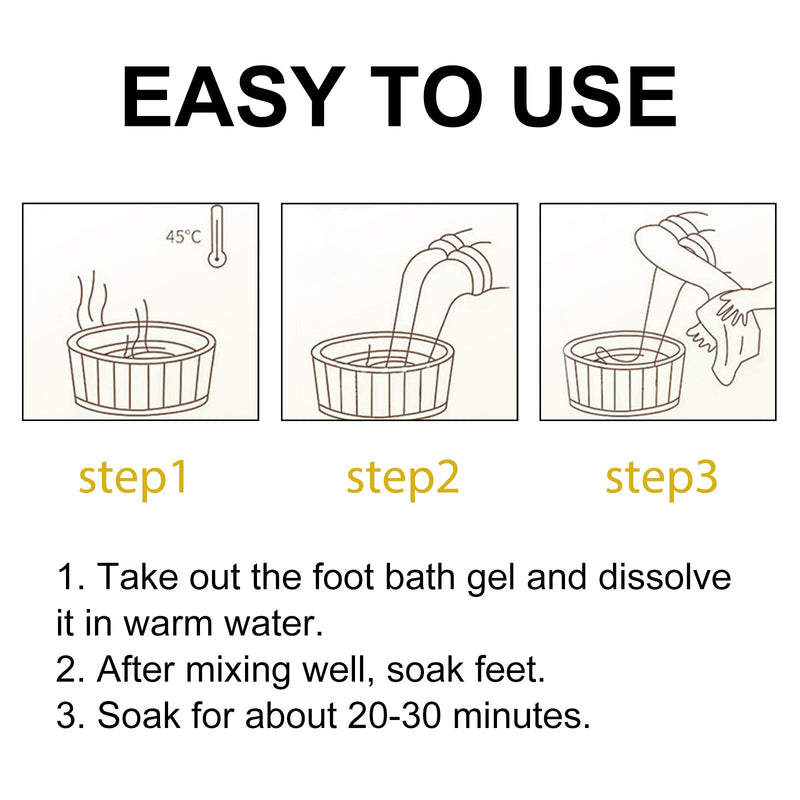 Foot Soaking Gel Herbal Foot Moisturizing Cleansing Body Care Foot Soaking Gel