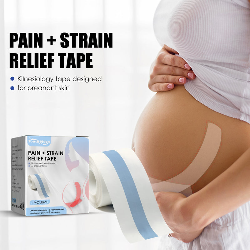 South Moon Pain + Strain Relief Tape, Waist Support Belt For Pregnant Women Belly Retraction Belt For Pregnant Women Belly Support Belt For Pregnant Women