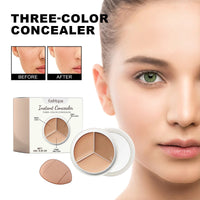 Three-Color Concealer, Natural Cover Dark Black Rim Of The Eye Spots Blain To Imprint Carry Bright Color Of Skin Concealer