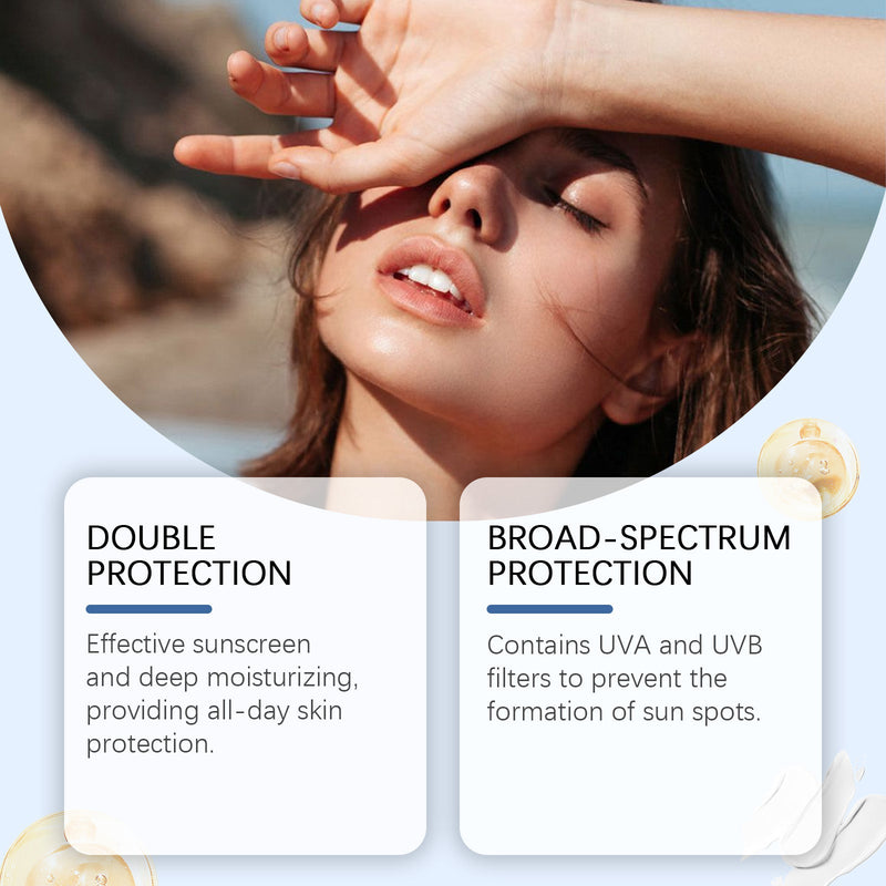 Hoygi Moisturizing Protective Cream, Summer Outdoor Uv Moisturizing Skin Refreshing Moisturizing Isolation Protective Cream