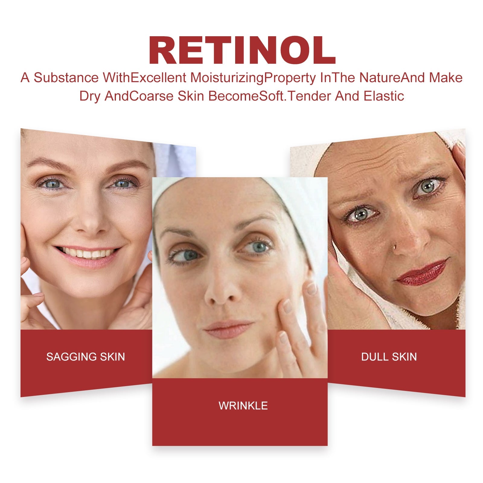 Retinol Anti-Wrinkle Cream, Reduces Fine Lines By Firming, Tender Skin And Moisturizing Anti-aging Cream